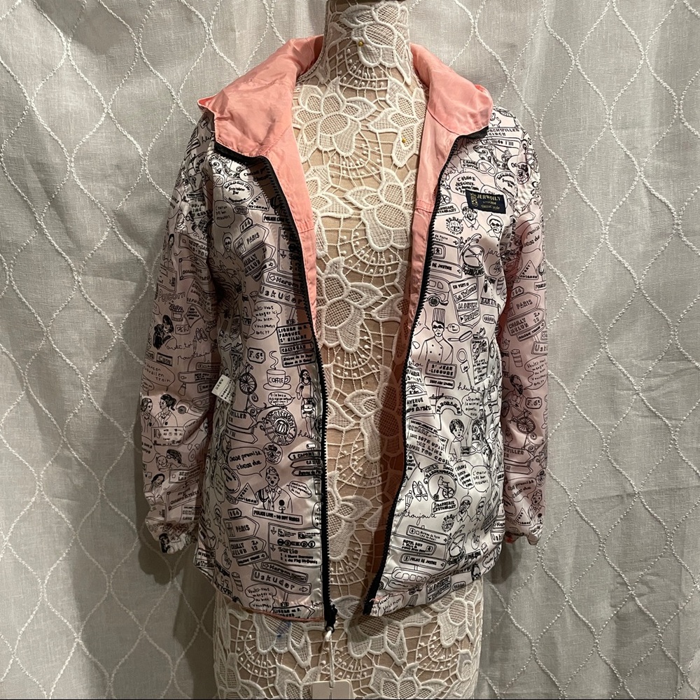 Jerwoily Windbreaker Reversible Jacket